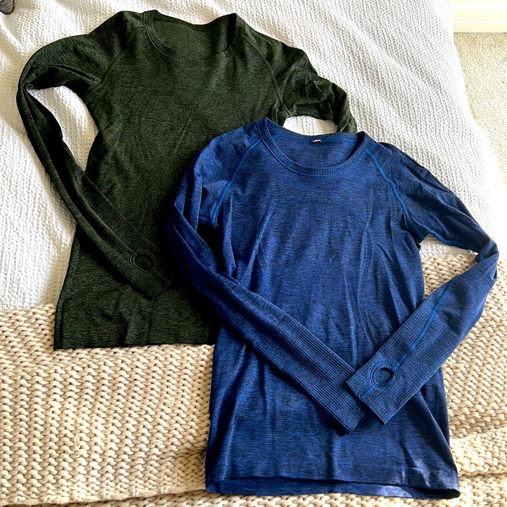 Lululemon swiftly long sleeve tops